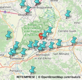 Mappa Via Curzio Malaparte, 56029 Santa Croce sull'Arno PI, Italia (9.421)