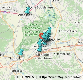 Mappa Via Curzio Malaparte, 56029 Santa Croce sull'Arno PI, Italia (3.81833)