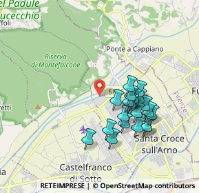 Mappa Via Curzio Malaparte, 56029 Santa Croce sull'Arno PI, Italia (1.7275)