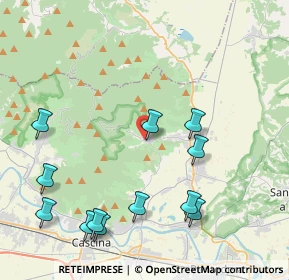 Mappa Piazza Giuseppe Garibaldi, 56032 Buti PI, Italia (5.00333)