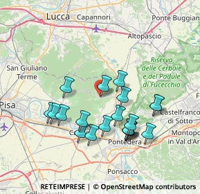 Mappa Piazza Giuseppe Garibaldi, 56032 Buti PI, Italia (7.142)