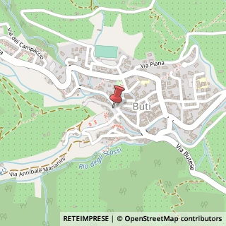 Mappa Piazza Giuseppe Garibaldi,  26, 56032 Buti, Pisa (Toscana)