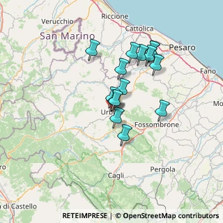 Mappa 61030 Urbino PU, Italia (11.41533)