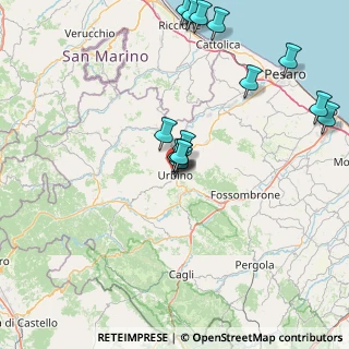 Mappa Via Cesare Battisti, 61030 Urbino PU, Italia (17.64867)