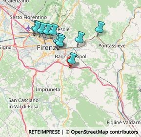 Mappa Via delle Torricella, 50012 Antella FI, Italia (7.17727)