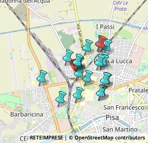 Mappa Via Po, 56122 Pisa PI, Italia (0.6615)