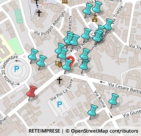 Mappa Piazza Giuseppe Montanelli, 50054 Fucecchio FI, Italia (0.1145)