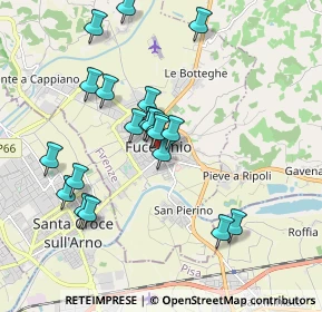 Mappa Via Fratelli Cairoli, 50054 Fucecchio FI, Italia (1.8375)