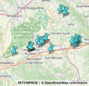 Mappa Via Fratelli Cairoli, 50054 Fucecchio FI, Italia (7.777)