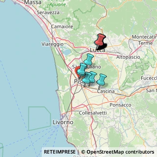 Mappa Via Orazio Gentileschi, 56123 Pisa PI, Italia (12.1635)