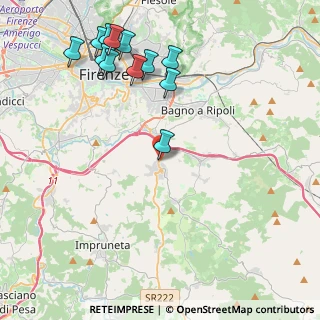 Mappa Via Borgo Bartolini, 50012 Bagno a Ripoli FI, Italia (5.04583)