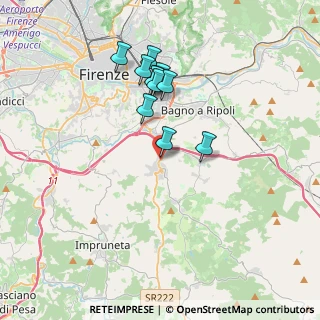 Mappa Via Borgo Bartolini, 50012 Bagno a Ripoli FI, Italia (3.25636)