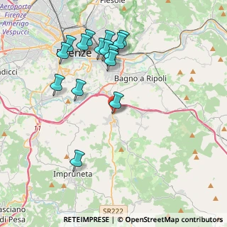 Mappa Via Borgo Bartolini, 50012 Bagno a Ripoli FI, Italia (4.32)