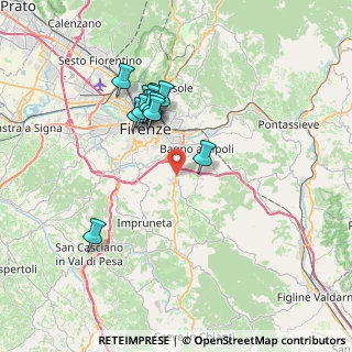 Mappa Via Borgo Bartolini, 50012 Bagno a Ripoli FI, Italia (6.53231)