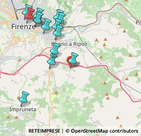 Mappa Via Ubaldino Peruzzi, 50012 Antella FI, Italia (4.81929)