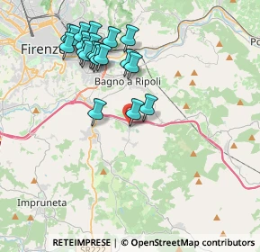 Mappa Via Ubaldino Peruzzi, 50012 Antella FI, Italia (4.084)