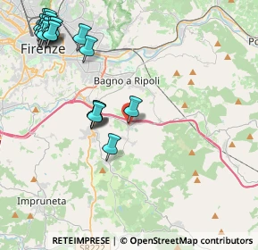 Mappa Via Ubaldino Peruzzi, 50012 Antella FI, Italia (5.4955)