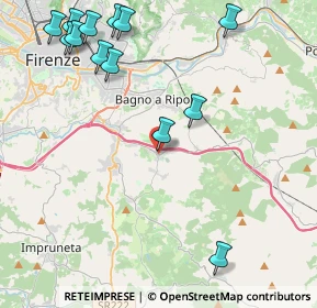 Mappa Via Ubaldino Peruzzi, 50012 Antella FI, Italia (5.55385)