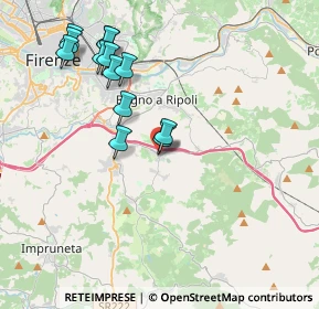 Mappa Via Ubaldino Peruzzi, 50012 Antella FI, Italia (4.12077)