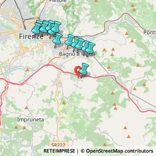 Mappa Via Ubaldino Peruzzi, 50012 Bagno a Ripoli FI, Italia (4.39)