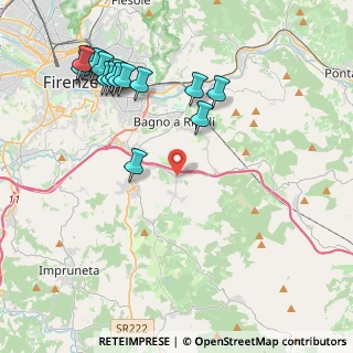 Mappa Via Ubaldino Peruzzi, 50012 Bagno a Ripoli FI, Italia (4.982)