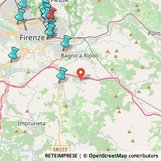 Mappa Piazza Ubaldino Peruzzi, 50012 Antella FI, Italia (6.88846)