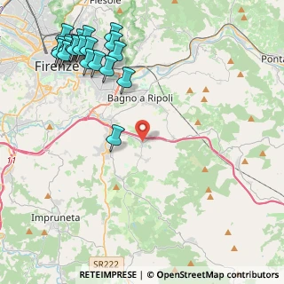 Mappa Via Ubaldino Peruzzi, 50012 Bagno a Ripoli FI, Italia (5.905)