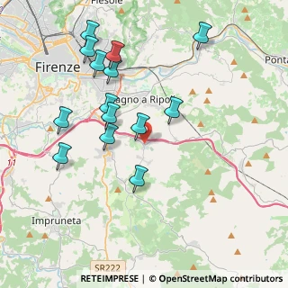Mappa Via Ubaldino Peruzzi, 50012 Bagno a Ripoli FI, Italia (4.15071)
