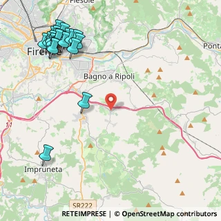Mappa Via Ubaldino Peruzzi, 50012 Bagno a Ripoli FI, Italia (6.219)
