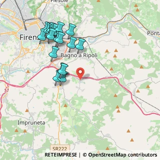Mappa Via Ubaldino Peruzzi, 50012 Bagno a Ripoli FI, Italia (4.4515)