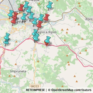 Mappa Via Ubaldino Peruzzi, 50012 Bagno a Ripoli FI, Italia (5.736)