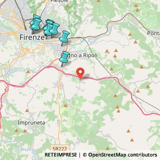 Mappa Piazza Ubaldino Peruzzi, 50012 Antella FI, Italia (5.86636)