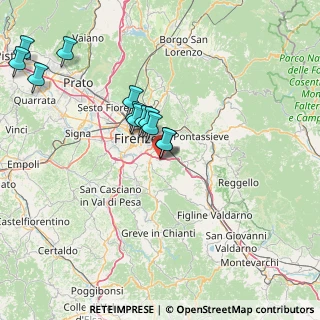 Mappa Via Ubaldino Peruzzi, 50012 Bagno a Ripoli FI, Italia (15.12417)