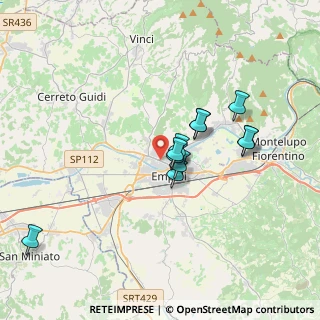 Mappa Presso Centro Commerciale Marzi&Fulignati, 50059 Vinci FI, Italia (2.99455)