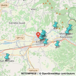 Mappa Presso Centro Commerciale Marzi&Fulignati, 50059 Vinci FI, Italia (4.32636)