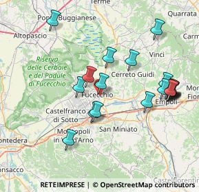Mappa Via Trento, 50054 Fucecchio FI, Italia (8.315)