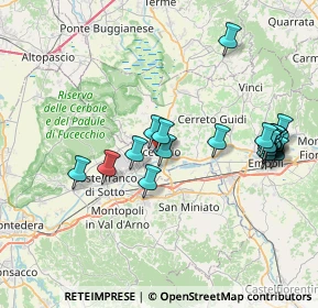 Mappa Via Trento, 50054 Fucecchio FI, Italia (8.13)