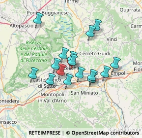 Mappa Via Trento, 50054 Fucecchio FI, Italia (5.79625)