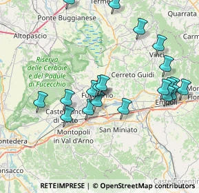 Mappa Via Trento, 50054 Fucecchio FI, Italia (8.2975)