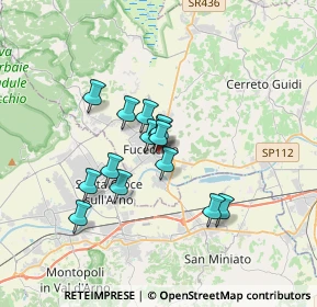 Mappa Via Trento, 50054 Fucecchio FI, Italia (2.61071)