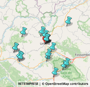 Mappa Via Nuova, 61029 Urbino PU, Italia (6.5645)