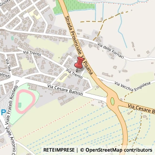 Mappa Via Trento, 160, 50054 Fucecchio, Firenze (Toscana)