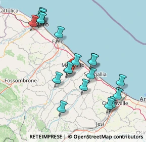 Mappa Viale 8 Marzo, 60010 Monterado AN, Italia (16.5865)