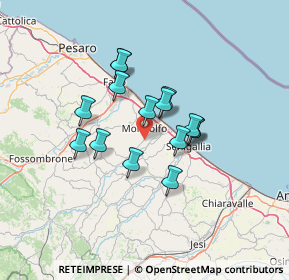 Mappa Viale 8 Marzo, 60010 Monterado AN, Italia (10.43733)