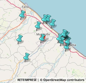 Mappa Viale 8 Marzo, 60010 Monterado AN, Italia (7.24412)