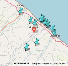 Mappa Viale 8 Marzo, 60010 Monterado AN, Italia (6.88286)