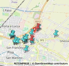 Mappa Vicino Elettroservice, 56017 San Giuliano Terme PI, Italia (0.9835)