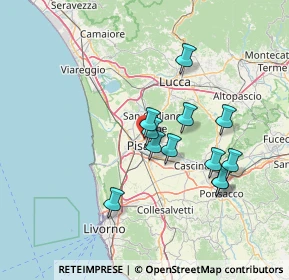 Mappa Vicino Elettroservice, 56017 San Giuliano Terme PI, Italia (12.7075)