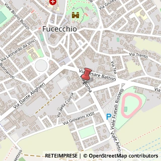 Mappa Via della Concia, 1, 50054 Fucecchio, Firenze (Toscana)