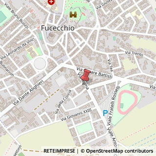 Mappa Via della Concia, 3, 50054 Fucecchio, Firenze (Toscana)
